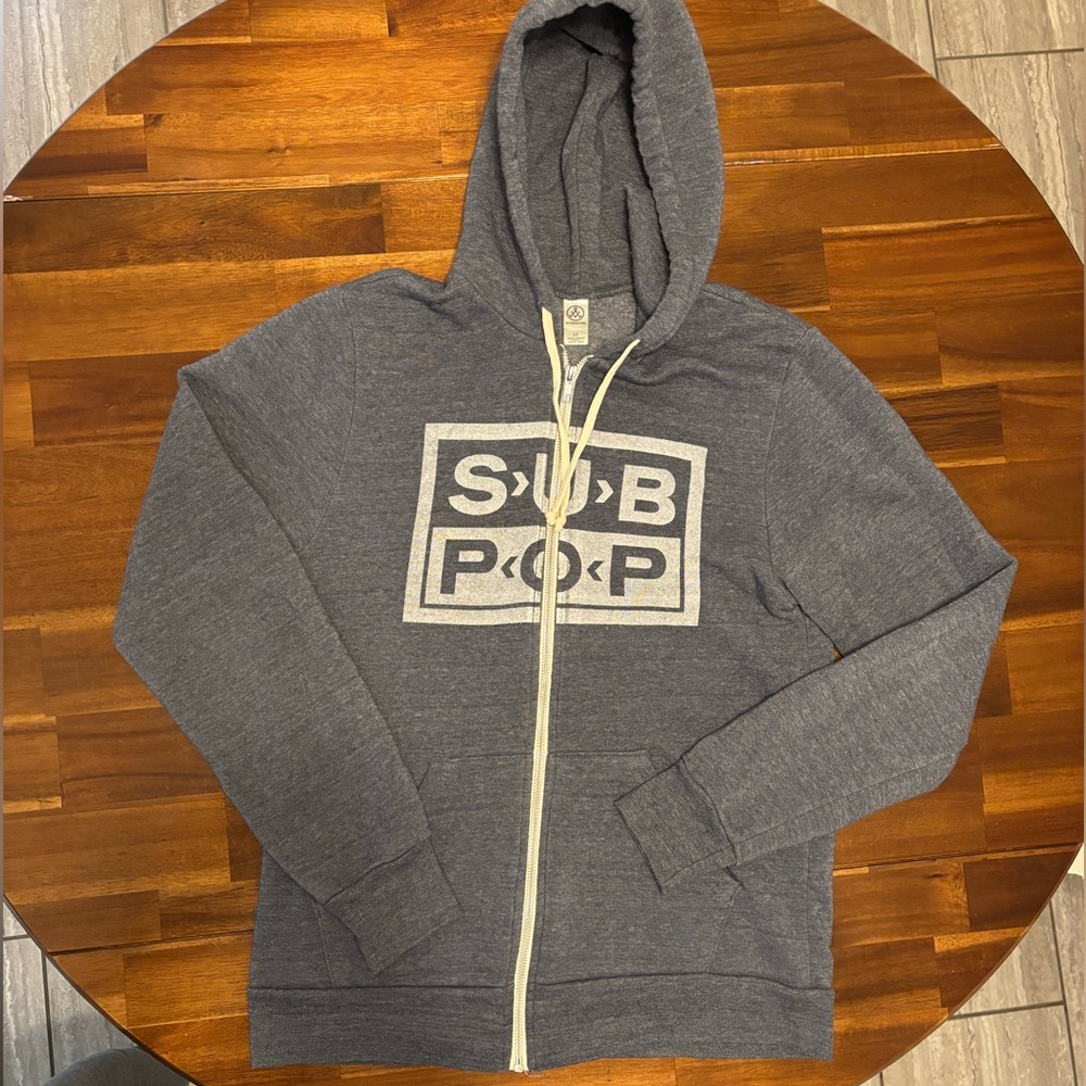 Alternative Apparel Gray Zip Up Sweater